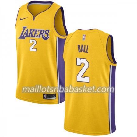 Maillot Homme Los Angeles Lakers Lonzo Ball 2 Nike 2017-18 Gold Swingman